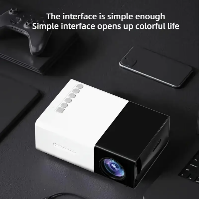Wired Screen Sharing, Compatible with Smartphones/Tablets/Usb/Av/Storage Cards - 220-240V European Standard Plug