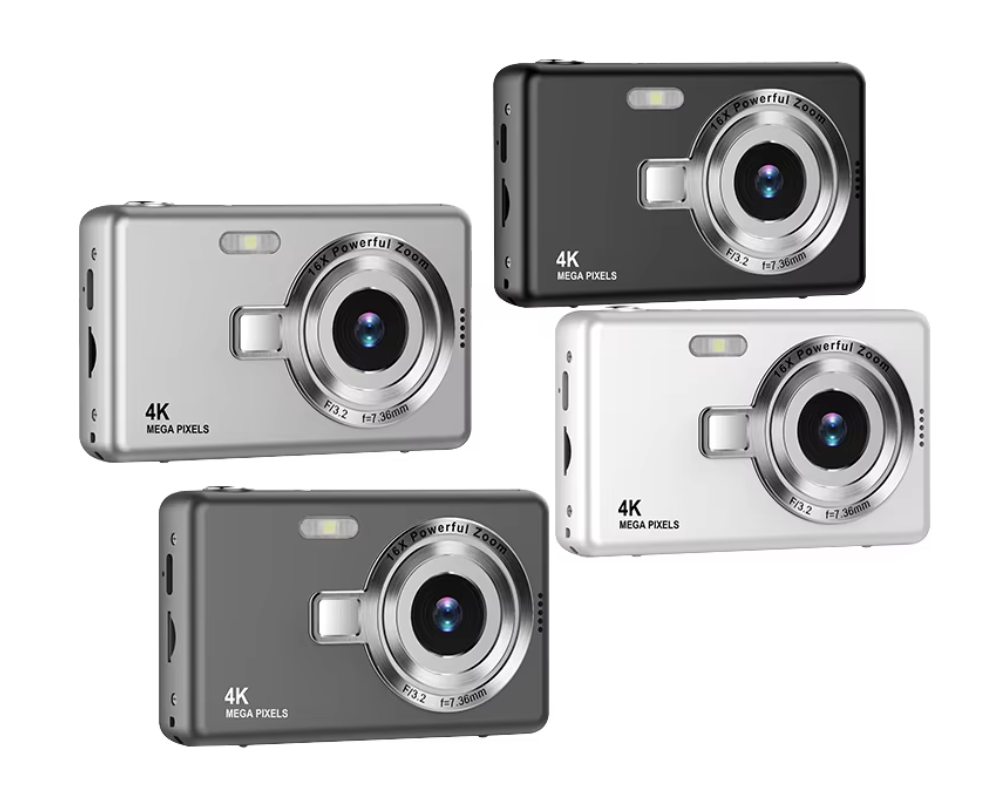 Small Camera with 2.4 Inch Screen 48MP Photo and 16X Digital Zoom Compact and Fun