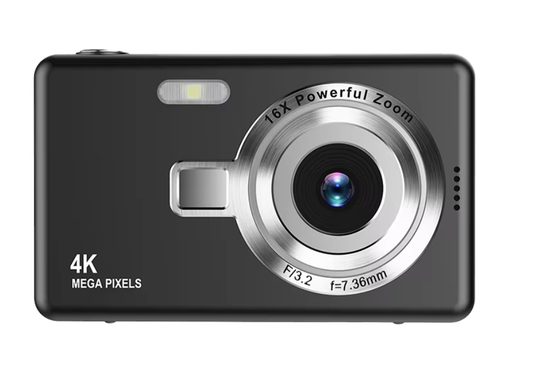 Small Camera with 2.4 Inch Screen 48MP Photo and 16X Digital Zoom Compact and Fun
